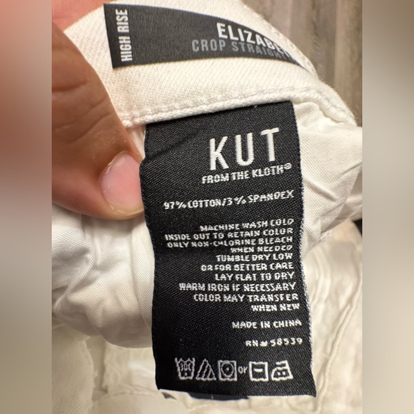 Kut from the Kloth Elizabeth crop straight leg - Picture 9 of 11
